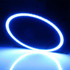 60mm 3W DIY Assembly Light COB LED Decorative Circle DC9V (Blue Light)