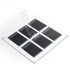 Six Palace Grid Color 3 Inch Three-Dimensional Magnet Photo Frame For Polaroids, Color: White