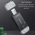JINGHUA USB2.0 Multi-Function Card Reader SD/TF Dual Card Slot Cell Phone Computer Card Reader(White)