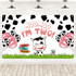 150x90cm Cartoon Cow Theme Birthday Party Decoration Background Cloth Photography Banner(2023SRB132)