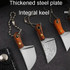 Mini Knife Keychain Portable Removal Express Pendant Accessory With Holster, Model: Kitchen Knife Laser Pattern