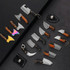 Mini Knife Keychain Portable Removal Express Pendant Accessory With Holster, Model: Kitchen Knife Laser Pattern