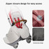 Universal Stroller Sleeping Bag Windproof Footmuff Non-Slip Warm Bunting Bag, Style: Underwater World With Holes