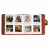 For Polaroid Square 288 Photo Ticket Bank Card Storage Book, Color: Brown