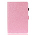 For Galaxy Tab S6 T860 Varnish Glitter Powder Horizontal Flip Leather Case with Holder & Card Slot(Pink)