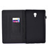 For Galaxy Tab A 10.5 T590 Varnish Glitter Powder Horizontal Flip Leather Case with Holder & Card Slot(Rose Gold)