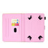 For 7 inch Tablet Varnish Glitter Powder Horizontal Flip Leather Case with Holder & Card Slot(Rose Gold)