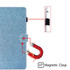 For Galaxy Tab S5e T720 Varnish Glitter Powder Horizontal Flip Leather Case with Holder & Card Slot(Blue)