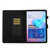 For Galaxy Tab S6 T860 Varnish Glitter Powder Horizontal Flip Leather Case with Holder & Card Slot(Black)