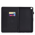 For Galaxy Tab A 8.0 (2019) T290 Varnish Glitter Powder Horizontal Flip Leather Case with Holder & Card Slot(Black)