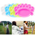 2 PCS 15 Grid Big Feet Color Palette Pastic Color Painting Supplies(White)