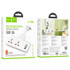 hoco AC12 Reise 2-position Expansion Socket with PD30W+3USB Ports, Cable Length: 8.5cm, US Plug(White)