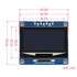 Waveshare 1.54 inch OLED Display Module, 12864 Resolution, SPI / I2C Communication(White)