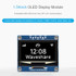 Waveshare 1.54 inch OLED Display Module, 12864 Resolution, SPI / I2C Communication(White)