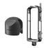 For Insta360 X3 aMagisn Metal Rabbit Cage Protective Frame Accessories, Spec: With Lens Cover