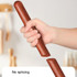 40x3cm Home Wooden Rolling Pin Nonstick Red Sandalwood Rolling Stick
