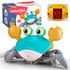 Escape Crab Automatic Obstacle Avoidance Light Music Electric Induction Crawling Toy(Green Battery Model)