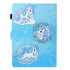 8 inch Universal Colored Drawing Horizontal Flip PU Leather Case with Holder & Card Slot(Unicorn)