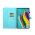 For Galaxy Tab S5e T720 Colored Drawing Horizontal Flip PU Leather Case with Holder & Card Slot & Sleep / Wake-up Function(Blue Marble)