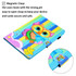 For Galaxy Tab S6 T860 Colored Drawing Horizontal Flip PU Leather Case with Holder & Card Slot & Sleep / Wake-up Function(Rainbow Owl)