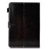 For 8 inch Tablet Varnish Glitter Powder Horizontal Flip Leather Case with Holder & Card Slot(Black)