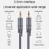 JINGHUA A240 3.5mm Male To Male Audio Cable Cell Phone Car Stereo Microphone Connection Wire, Size: 20m(Gray)