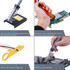 19 in 1 60W Adjustable Temperature Soldering Iron Multimeter Tool Set, Color: Gray US Plug