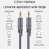 JINGHUA A240 3.5mm Male To Male Audio Cable Cell Phone Car Stereo Microphone Connection Wire, Size: 10m(Gray)