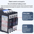 CHNT CJX2-1201 12A 220V Silver Alloy Contacts Multi-Purpose Single-Phase AC Contactor