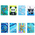 For Galaxy Tab S6 T860 Colored Drawing Horizontal Flip PU Leather Case with Holder & Card Slot & Sleep / Wake-up Function(Panda)