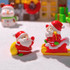 Christmas Cute Micro Landscape DIY Decorations Snowy Desktop Ornament, Style: No.4 Cute Bear