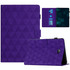 For Samsung Galaxy Tab A 10.1 2016 T580 Diamond Texture Embossed Leather Smart Tablet Case(Purple)