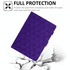 For Samsung Galaxy Tab A 10.1 2016 T580 Diamond Texture Embossed Leather Smart Tablet Case(Purple)