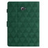 For Samsung Galaxy Tab A 10.1 2016 T580 Diamond Texture Embossed Leather Smart Tablet Case(Green)