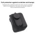 For Insta360 GO 3 Camera Body Charging Case Silicone Case with Lens Cap & Strap (Black)