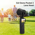 For DJI OSMO Pocket 3 Sunshade Lens Protective Cover Hood (Black)