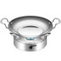 Kacheeg Stainless Steel Alcohol Dry Cooker Single Person Small Stove Boiler, Diameter: 20cm(Pot+Alcohol Stove)