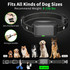 Ordinary Screen Remote Control Pet Electric Shock Circular Dog Trainer(Black)