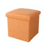 Home Foldable Fabric Storage Chairs Multifunctional Square Sofa, Color: Orange Yellow