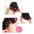 6pcs /Set Sleeping Soft Sponge Hair Curlers No Heat Hair Rollers(Rose Red)