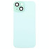 For iPhone 15 Plus Glass Battery Back Cover with Camera Lens Cover(Green)