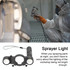 Universal Spray Machine Light Airbrush Light Adjustable Size Lighting Searchlight Fill Light Without Battery 