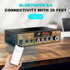 Car High-power Bluetooth Plug-in Card Digital Smart Amplifier(EU Plug)