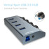 WAVLINK WL-UH3049 USB 3.0 4-Ports Desktop Fast Charger Station with Independent Switch(EU Plug)