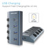 WAVLINK WL-UH3049 USB 3.0 4-Ports Desktop Fast Charger Station with Independent Switch(EU Plug)