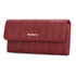 Baellerry N8918 Ladies Long Large Capacity Wallet Magnetic Buckle Clutch Phone Bag(Maroon Red)