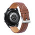 22mm Universal Pointed Tail Leather Watch Band(Brown)