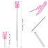 Portable Extension Pole for Car Driving Parking, Color: Pink+White