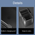 Automotive Cup Holder Tissue Organizer Car Armrest Box Storage Shelf(Black)