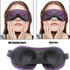 3D Adjustable Silicone Anti-slip Sleep Eye Mask Three-dimensional Memory Foam Eye Protection Mask(Black)